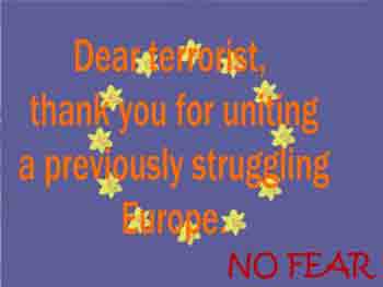 thanks for uniting Europe